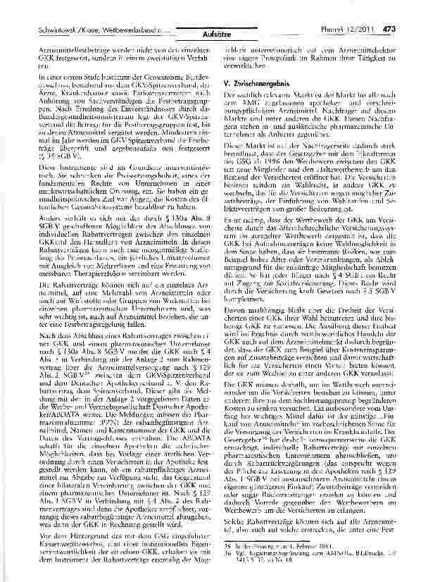 Vorschauseite 5: Wettbewerbsbeschränkungen durch Vergaberecht auf Arzneimittelmärkten