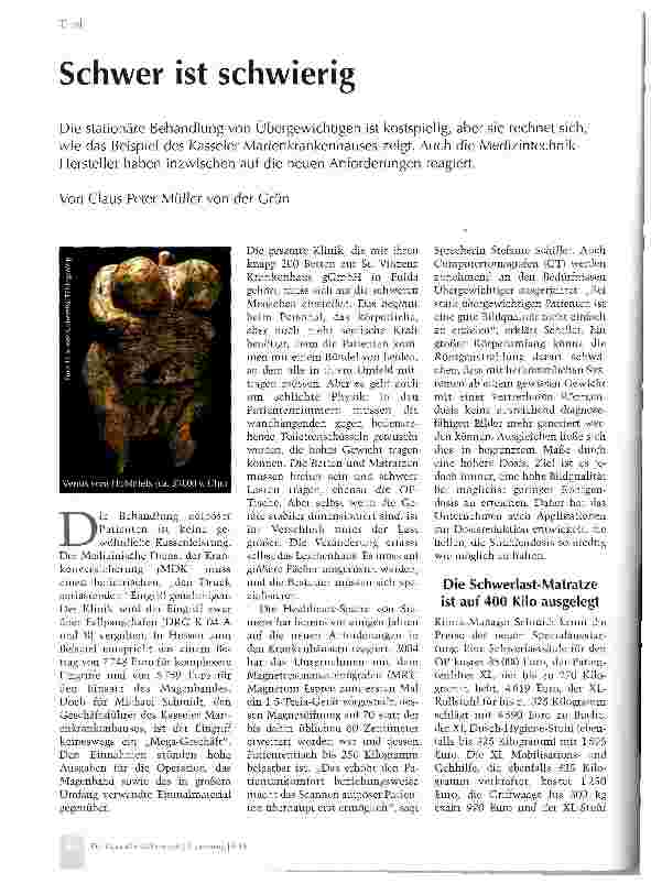 Vorschauseite 1: Schwer ist schwierig