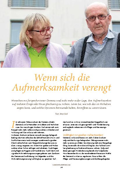 Vorschauseite 1: Wenn sich die Aufmerksamkeit verengt