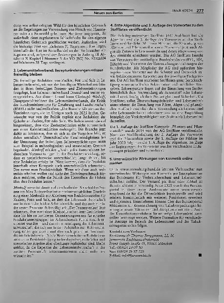 Vorschauseite 2: Corrected: Neues aus Berlin