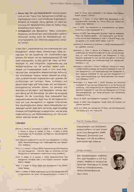 Vorschauseite 3: Anregungen für die Implementierung und Weiterentwicklung von Case Management in der Praxis