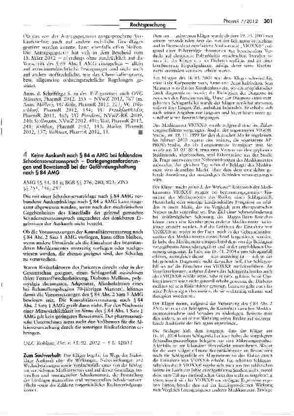 Vorschauseite 4: Nikotin Liquids für E-Zigaretten fallen nicht unter das Arzneimittelgesetz AMG §2