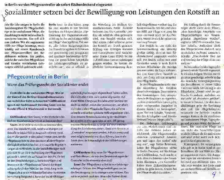 Vorschauseite 1: Sozialämter setzen bei der Bewilligung von Leistungen den Rotstift an