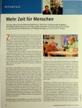 Vorschauseite 1: Mehr Zeit für Menschen