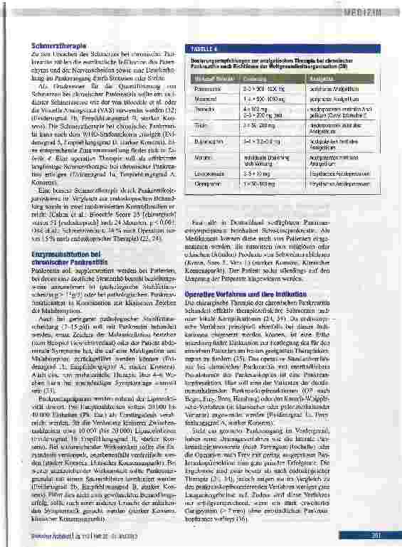 Vorschauseite 5: ChronischePankreatitis: Definition, Ätiologie, Diagnostik und Therapie