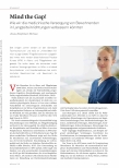 Vorschauseite 1: Mind the Gap! Wie wir die medizinische Versorgung von Bewohnenden in Langzeiteinrichtungen verbessern könnten