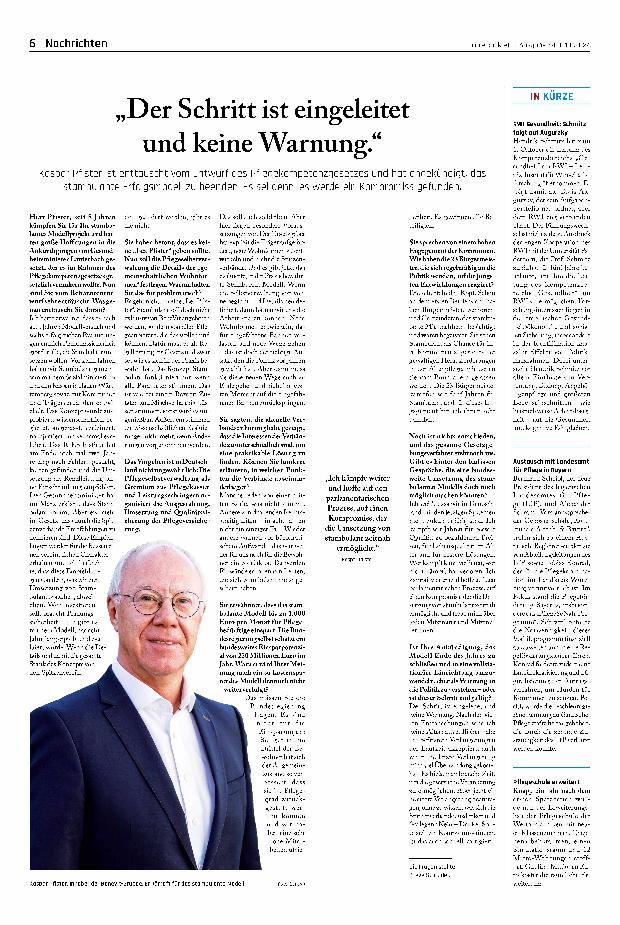Vorschauseite 1: „Der Schritt ist eingeleitet und keine Warnung.“