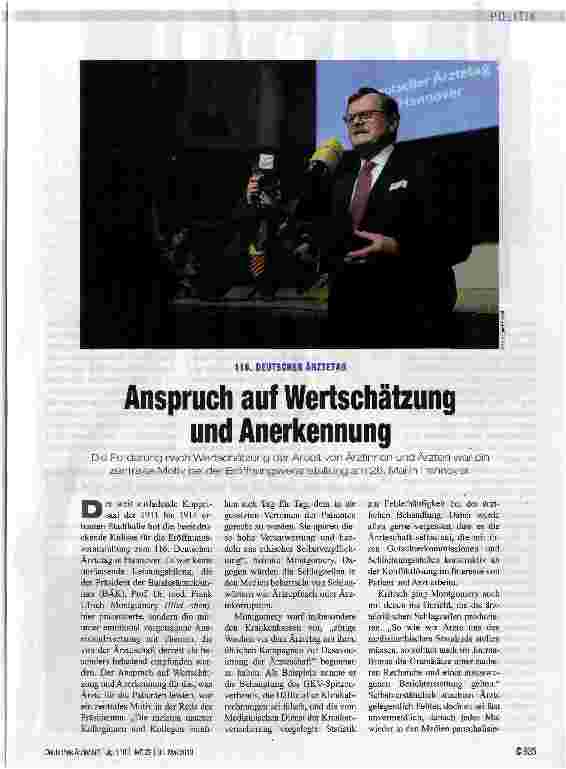 Vorschauseite 1: Anspruch auf Wertschätzung und Anerkennung