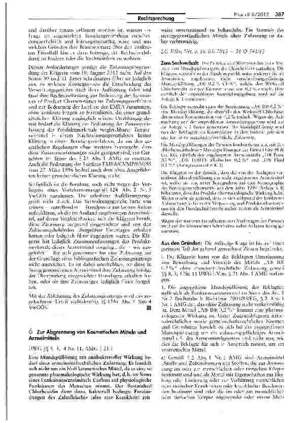 Vorschauseite 5: Nachzulassung eines Tierarzneimittels auf der Grundlage eines bibliografischen Antrags