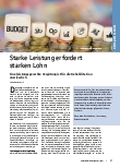 Vorschauseite 1: Starke Leistung erfordert starken Lohn. Eine leistungsgerechte Vergütung ist für die Rehabilitation unerlässlich.