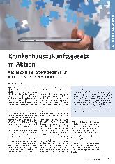 Vorschauseite 1: Krankenhauszukunftsgesetz in Aktion: Wechselspiel der Förderbestimmungen für vernetzte Patientenversorgung