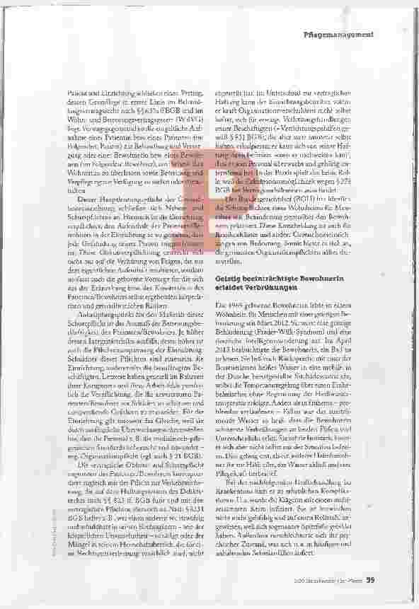 Vorschauseite 2: BEEINTRÄCHTIGTE MENSCHEN VOR GEFAHREN SCHÜTZEN