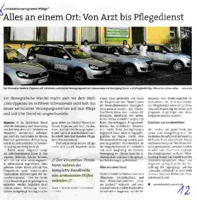 Vorschauseite 1: Alles an einem Ort: Von Arzt bis Pflegedienst