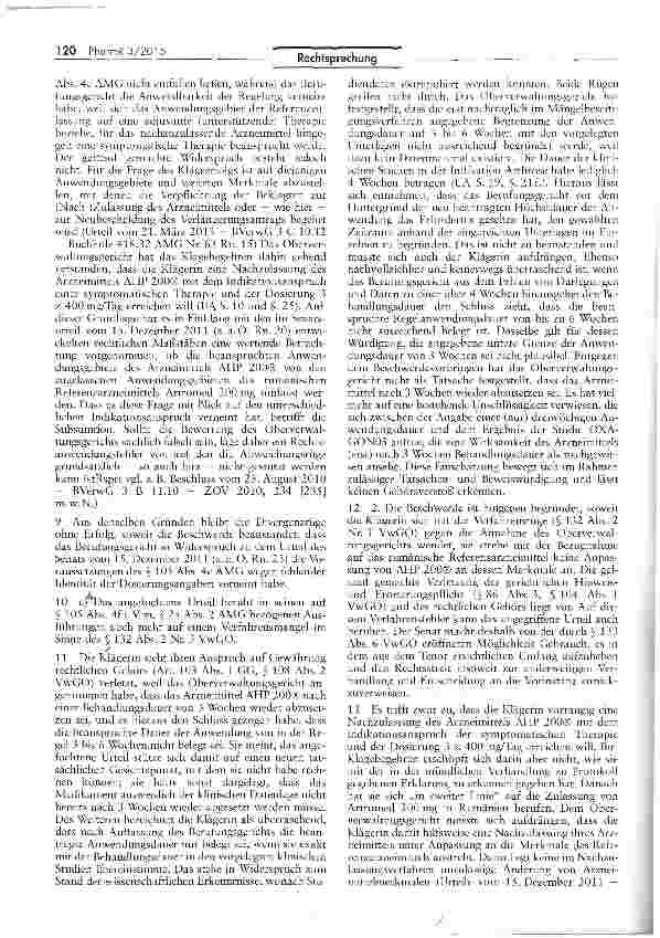 Vorschauseite 3: Unzureichende Begründung der therapeutischen Wirksamkeit