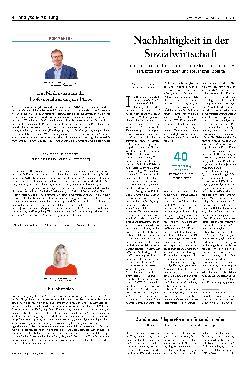 Vorschauseite 1: Nachhaltigkeit in der Sozialwirtschaft