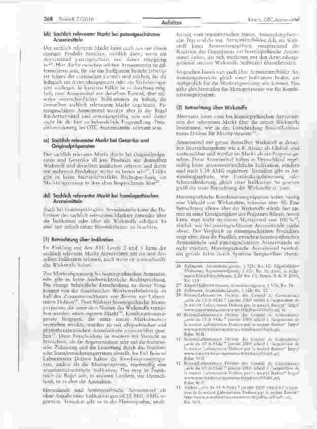 Vorschauseite 4: Preisdifferenzierung bei OTC-Arzneimitteln im Lichte des Kartellrechts unddes neuen Antikorruptionsgesetzes
