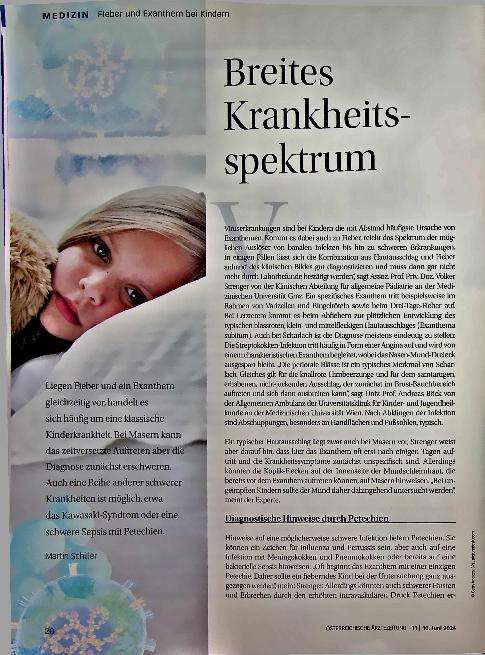 Vorschauseite 1: Corrected: Breites Krankheitsspektrum