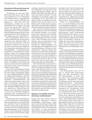 Vorschauseite 3: Inklusion als Theorie-Praxis-Problem