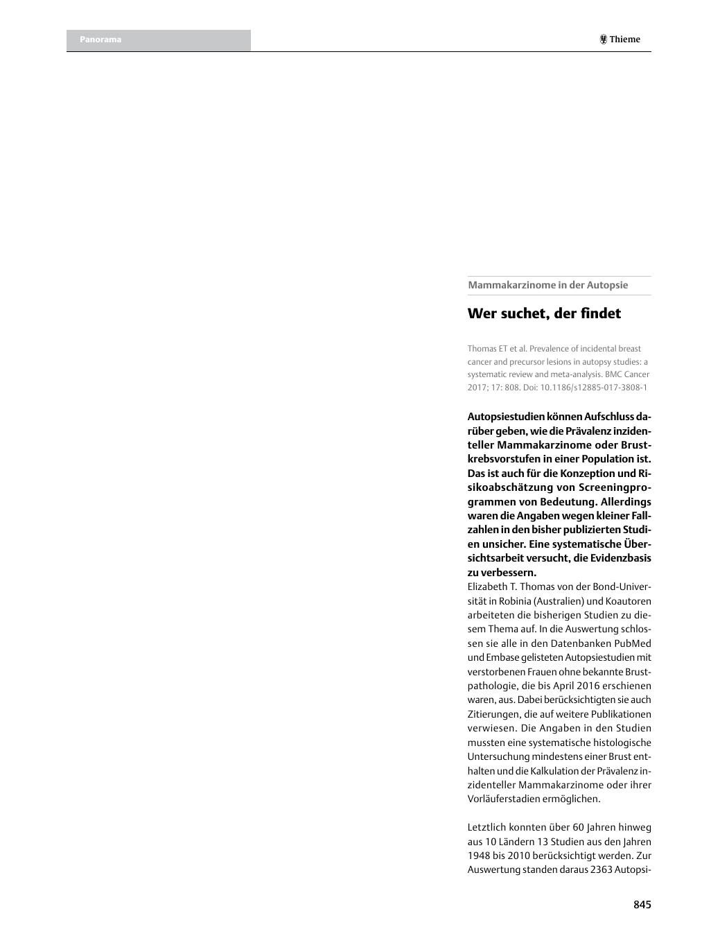 Vorschauseite 1: Wer suchet, der findet