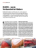 Vorschauseite 1: MARSI – wenn Verbandmittel kleben
