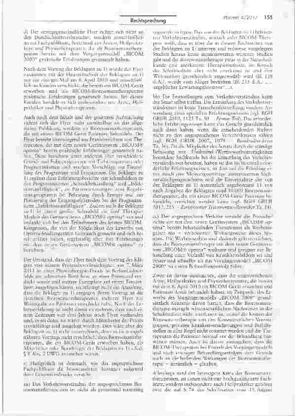 Vorschauseite 6: Unzulässige Werbung für Bioresonanzgerät mit unbelegten Wirkaussagen von Patienten (Bioresonanztherapie)