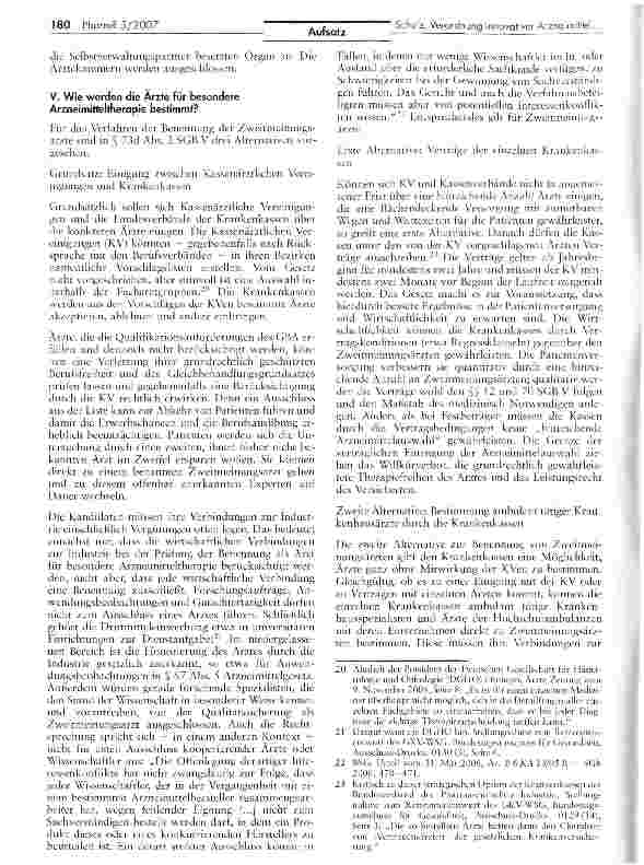 Vorschauseite 4: Die Verordnung innovativer Arzneimittel unter dem Regime des Arztes für besondere Arzneimitteltherapie