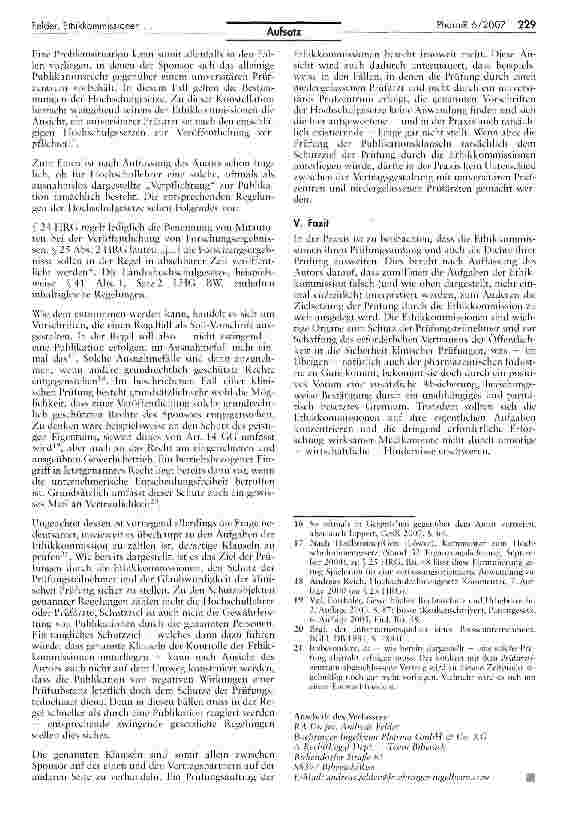 Vorschauseite 4: Aufgaben und Prüfungsumfang der Ethikkommissionen