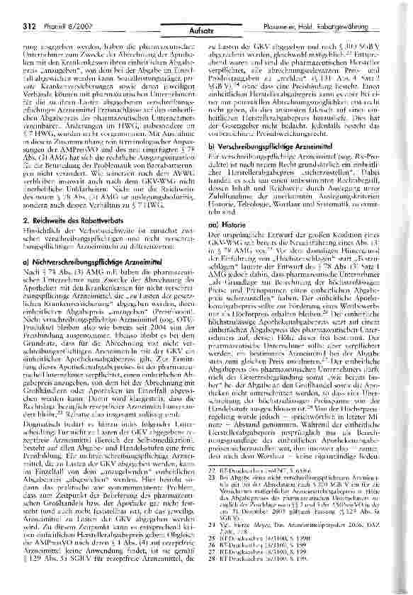 Vorschauseite 4: Die Rabattgewährung der Pharmaunternehmen im Arzneimittelhandel