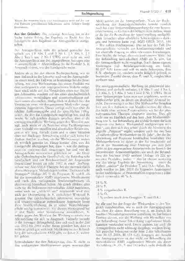 Vorschauseite 2: Bewerbung eines Medikaments mit „Unübertroffene Wirksamkeit