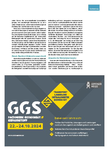 Vorschauseite 2: Autonome Roboter in der Stahlindustrie: Sicherheit durch Kollaboration