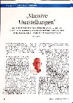Vorschauseite 1: "Massive Umstellungen"