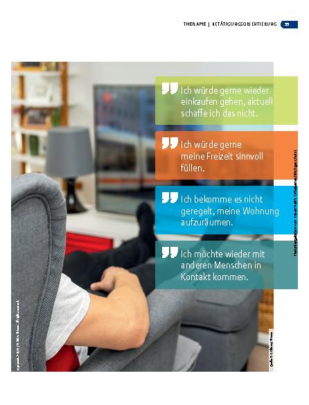 Vorschauseite 2: "Ich kann mich nicht aufraffen"