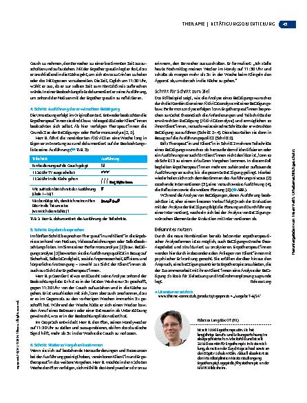 Vorschauseite 6: "Ich kann mich nicht aufraffen"