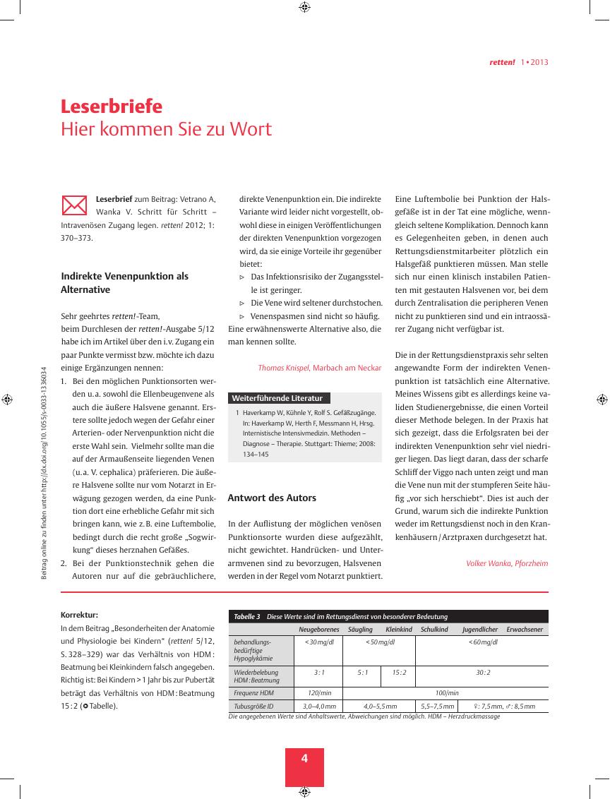 Vorschauseite 1: Leserbriefe ? Hier kommen Sie zu Wort