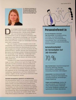 Vorschauseite 2: So verändern sich Caritas Berufe durch Kl