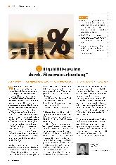 Vorschauseite 1: Liquiditätsgewinn durch „Steuerumschichtung“