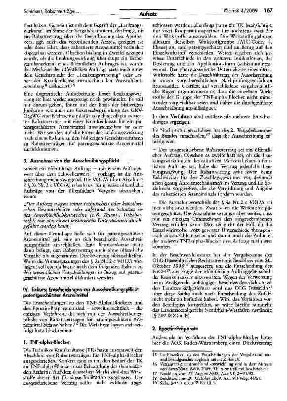 Vorschauseite 4: Rabattverträge für patentgeschützte Arzneimittel im Sozialund Vergaberecht