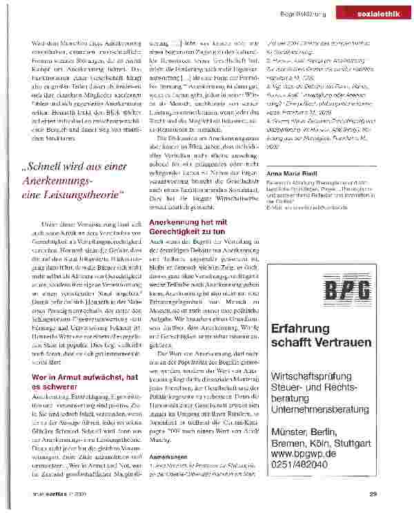 Vorschauseite 2: Anerkennung, Eigenverantwortung und soziale Manieren