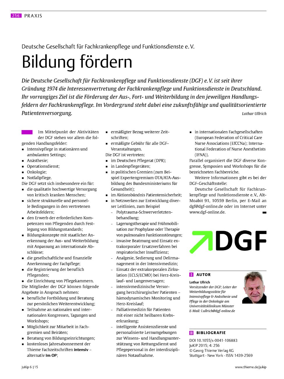 Vorschauseite 1: Bildung fördern