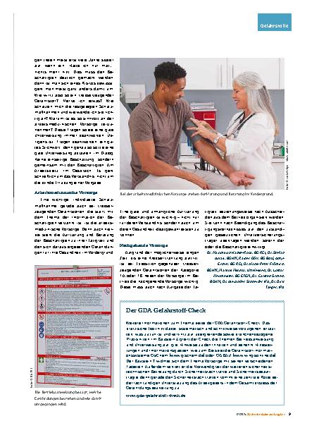 Vorschauseite 2: Der GDA Gefahrstoff-Check – Teil 5: Information der Beschäftigten
