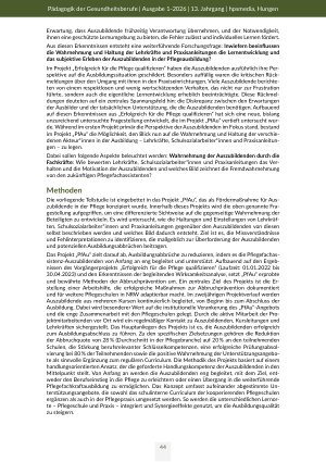 Vorschauseite 4: Heterogene Lernwelten in der Pflegefachassistenz Migration, Generationenunterschiede und die Rolle von Praxis, Schule und Schulsozialarbeit