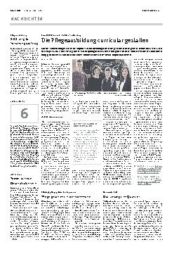 Vorschauseite 1: Die Pflegeausbildung curricular gestalten.