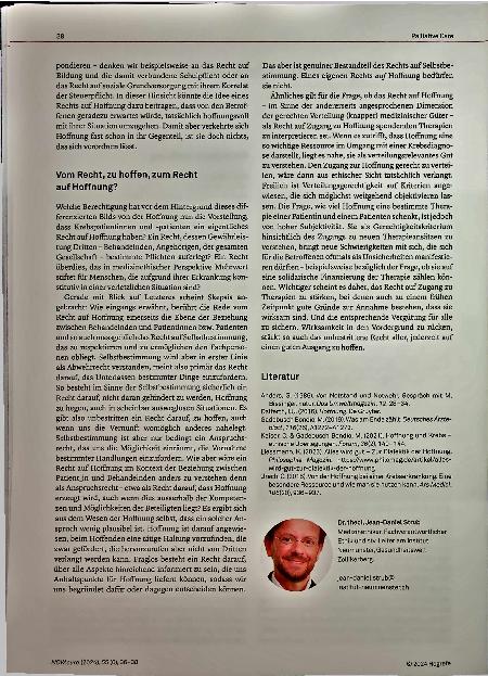 Vorschauseite 3: Gibt es ein „Recht auf Hoffnung“?