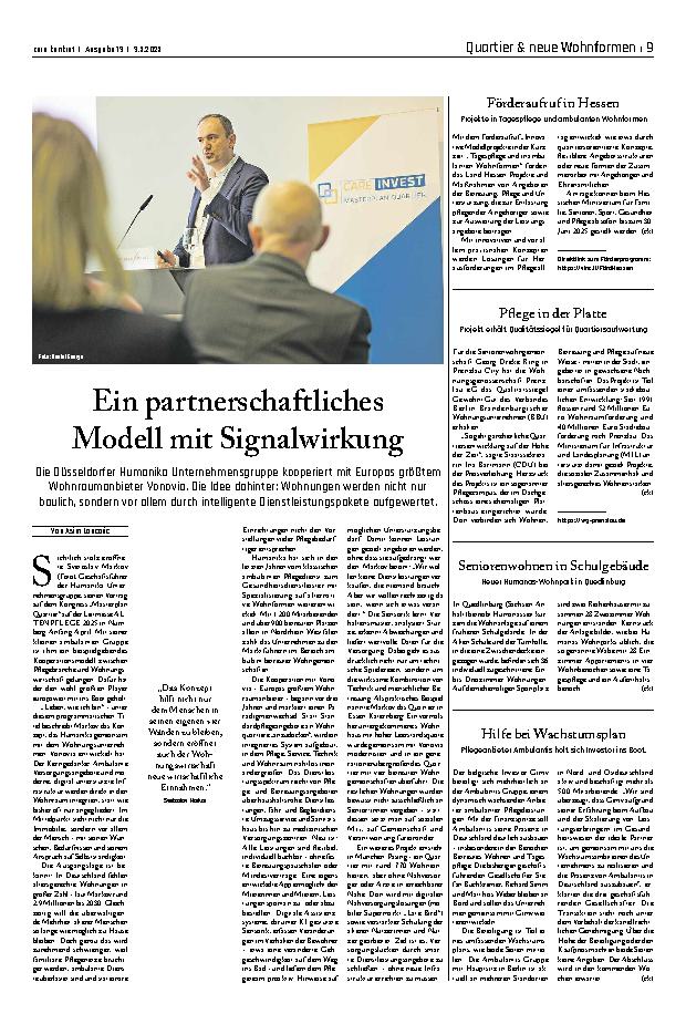 Vorschauseite 1: Ein partnerschaftliches Modell mit Signalwirkung