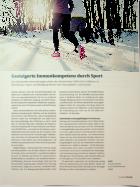 Vorschauseite 1: Gesteigerte Immunkompetenz durch Sport