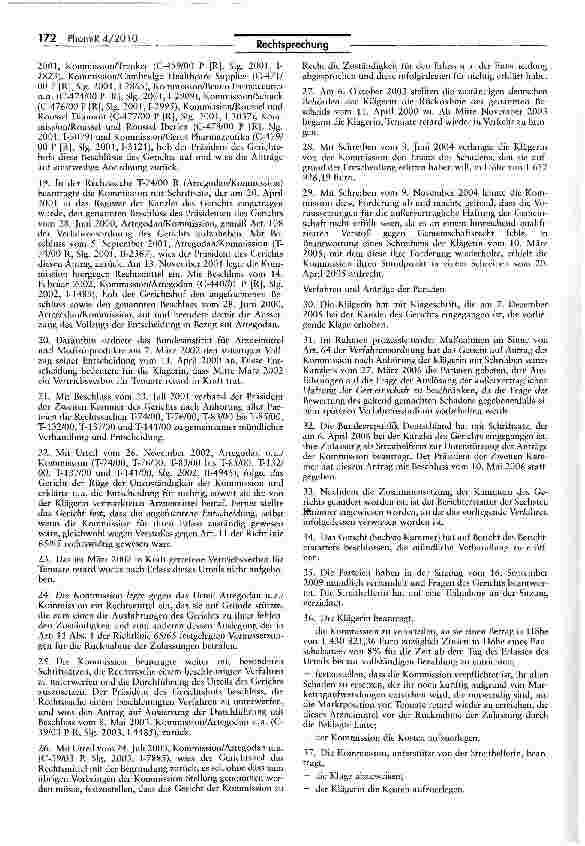 Vorschauseite 3: Kein Schadenersatz nach rechtswidrigem Amfepramon-Verbot