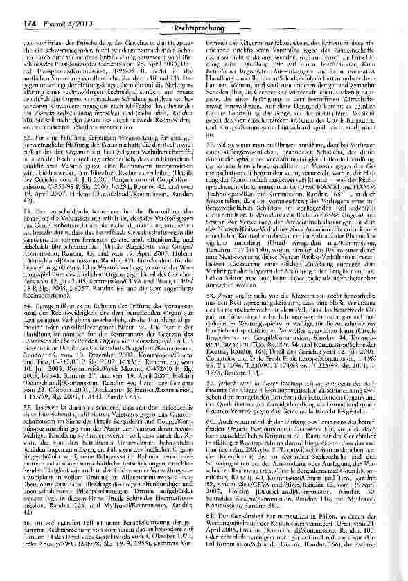 Vorschauseite 5: Kein Schadenersatz nach rechtswidrigem Amfepramon-Verbot