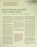 Vorschauseite 2: "Ich als Pflegerin muss mich nicht schlagen lassen."