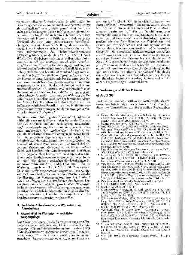 Vorschauseite 2: Testberichte und Werbebeschränkungen im Recht der Arzneimittel: Außerungsfreiheit, Recht am Unternehmen und Gesundheitsschutz
