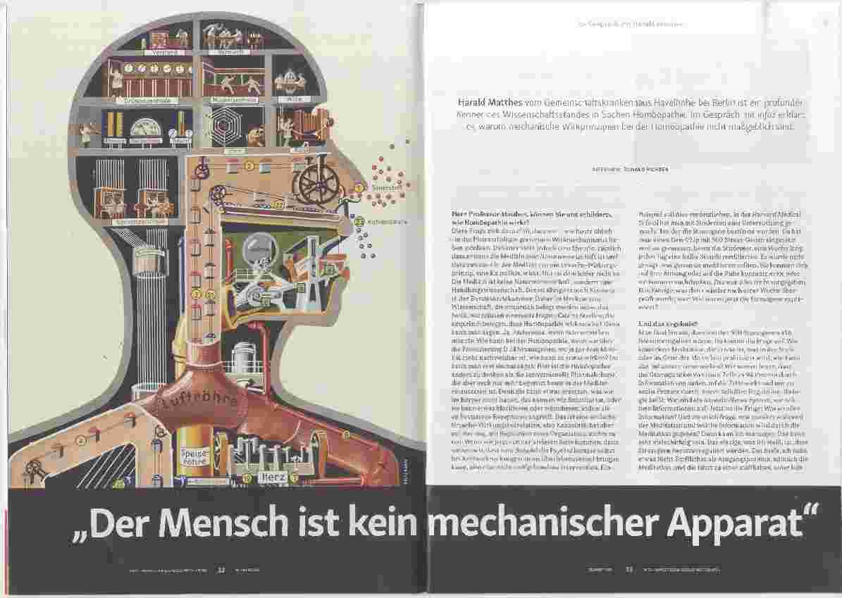Vorschauseite 1: " Der Mensch ist kein mechanischer Apparat"